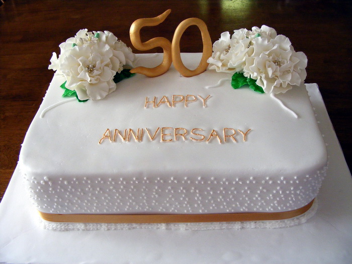 50th Wedding Anniversary Sheet Cakes