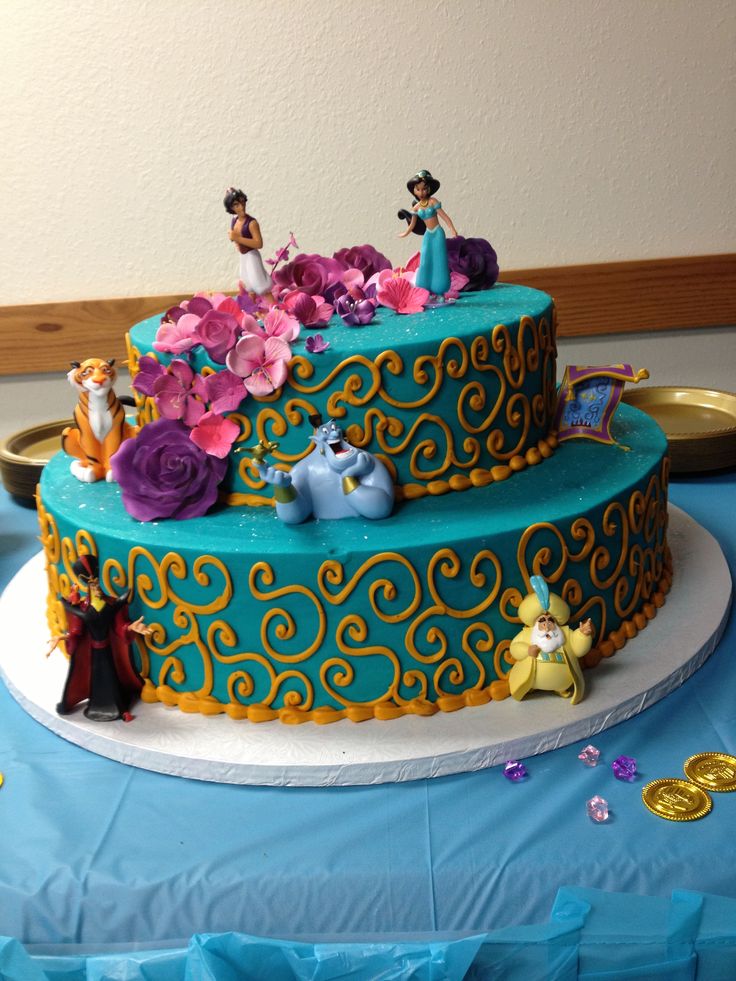 Aladdin Themed Birthday Cake