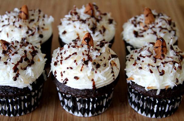 6 Photos of Almond Joy Cupcakes With Cream Filling