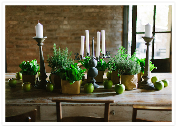 Anniversary Party Table Decor