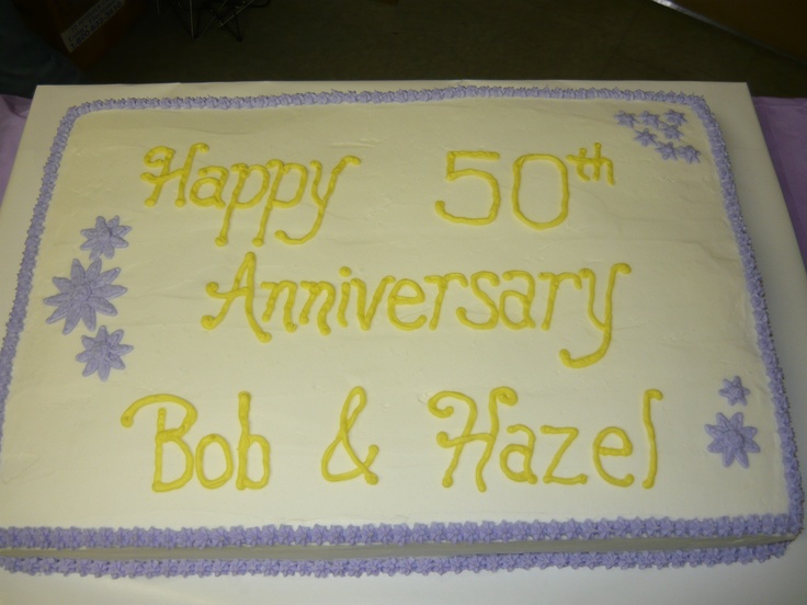 Anniversary Sheet Cake