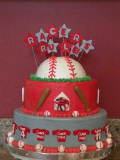 Baseball Team Party Cake