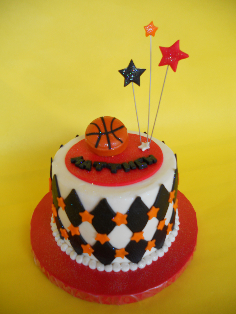 Basketball Birthday Cake