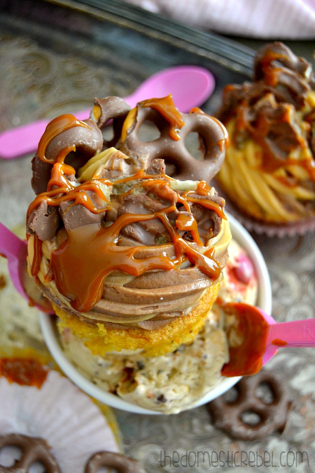 Baskin and Robbins Ice Cream Cupcakes