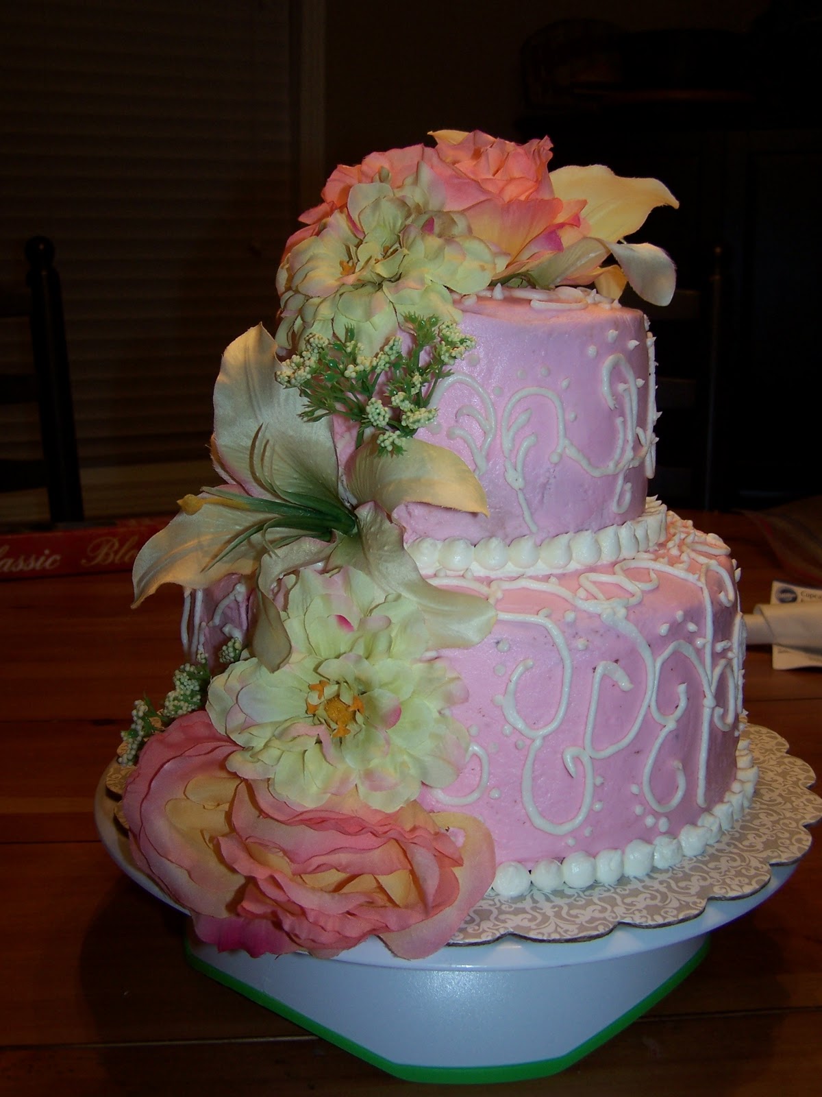 Birthday Cakes with Real Flowers