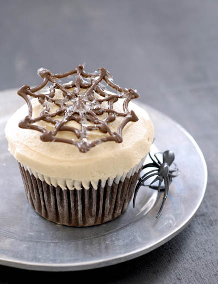 Chocolate Cupcakes with Caramel Frosting