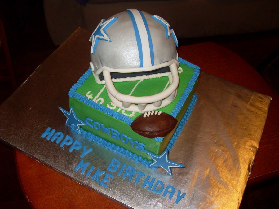 Cowboys Football Birthday Cake