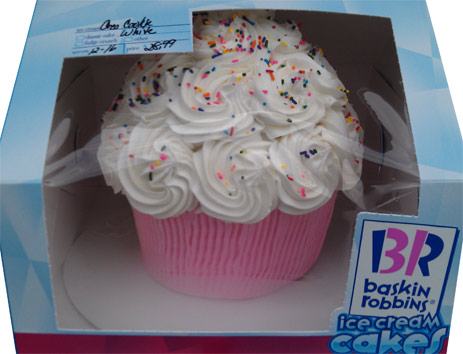 Cupcake Ice Cream Cake Baskin-Robbins