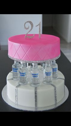 Cute 21st Birthday Cake Idea