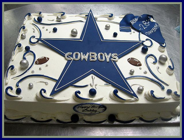 dallas cowboys jersey cake