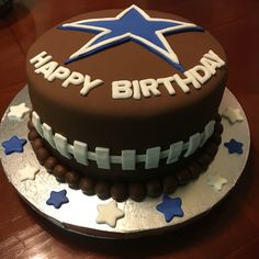 Dallas Cowboys Birthday Cake