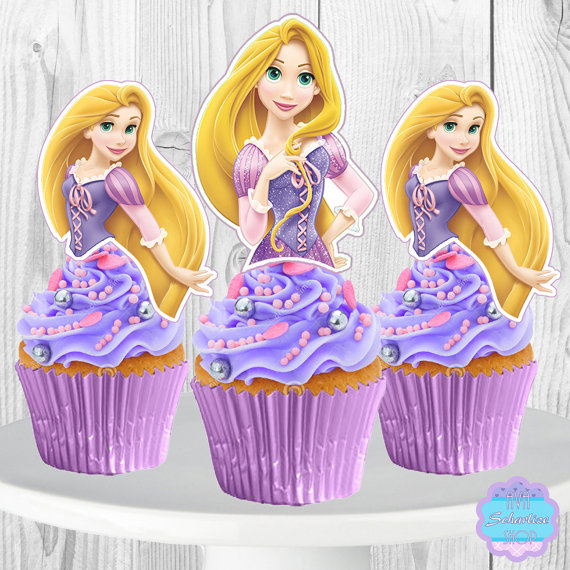 Disney Princess Printable Cupcake Toppers