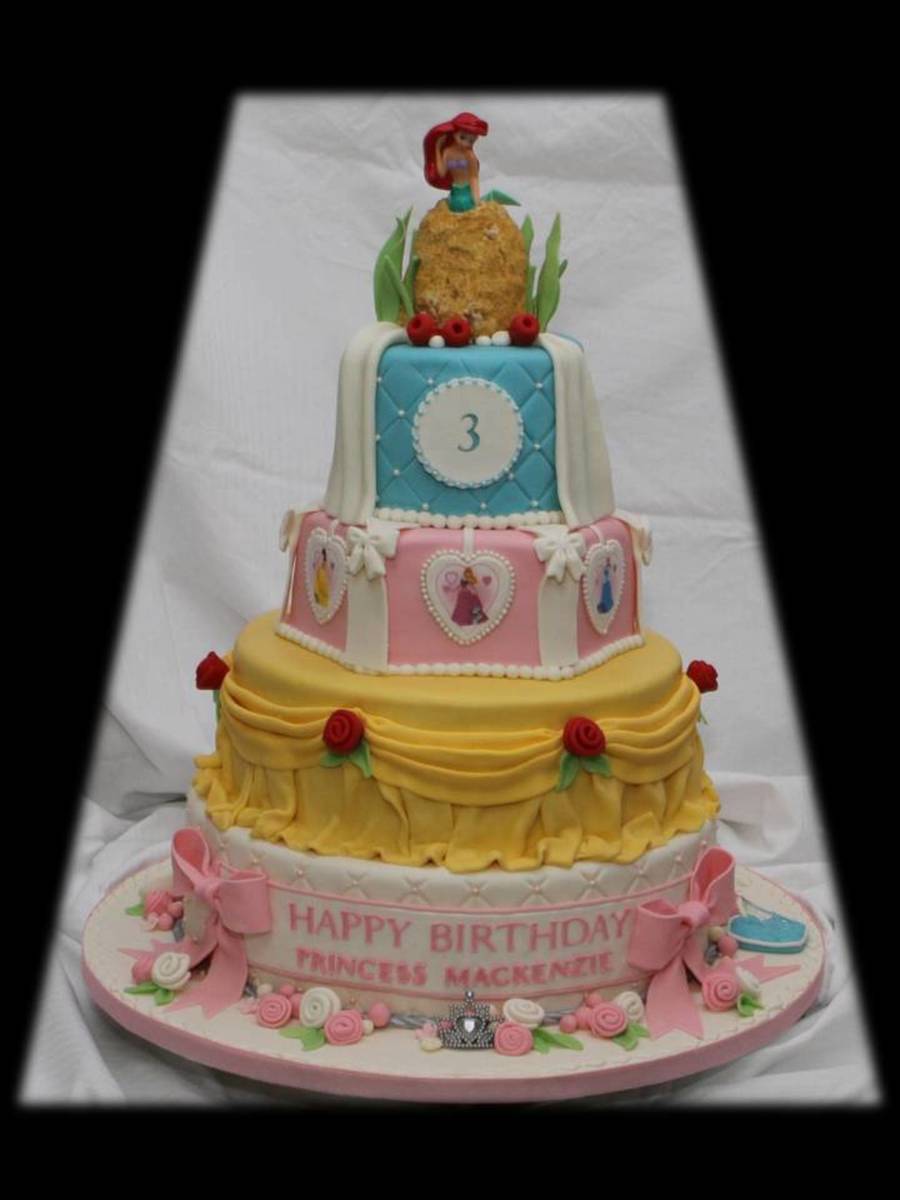 Disney Princess Tiered Cake