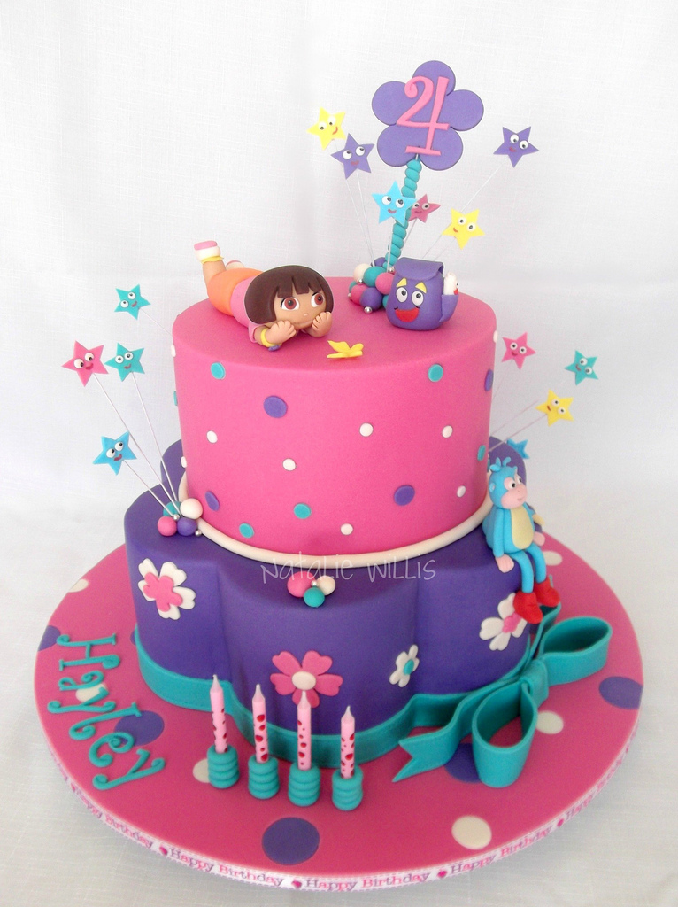 Dora Birthday Cake