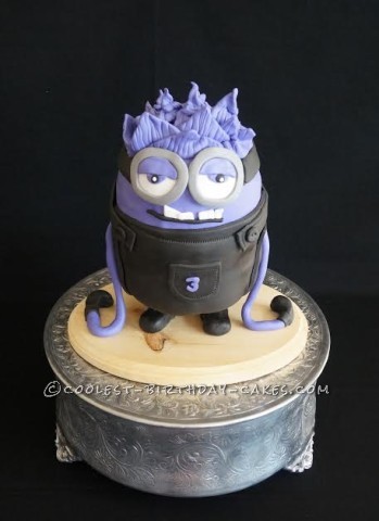 Evil Minion Birthday Cake