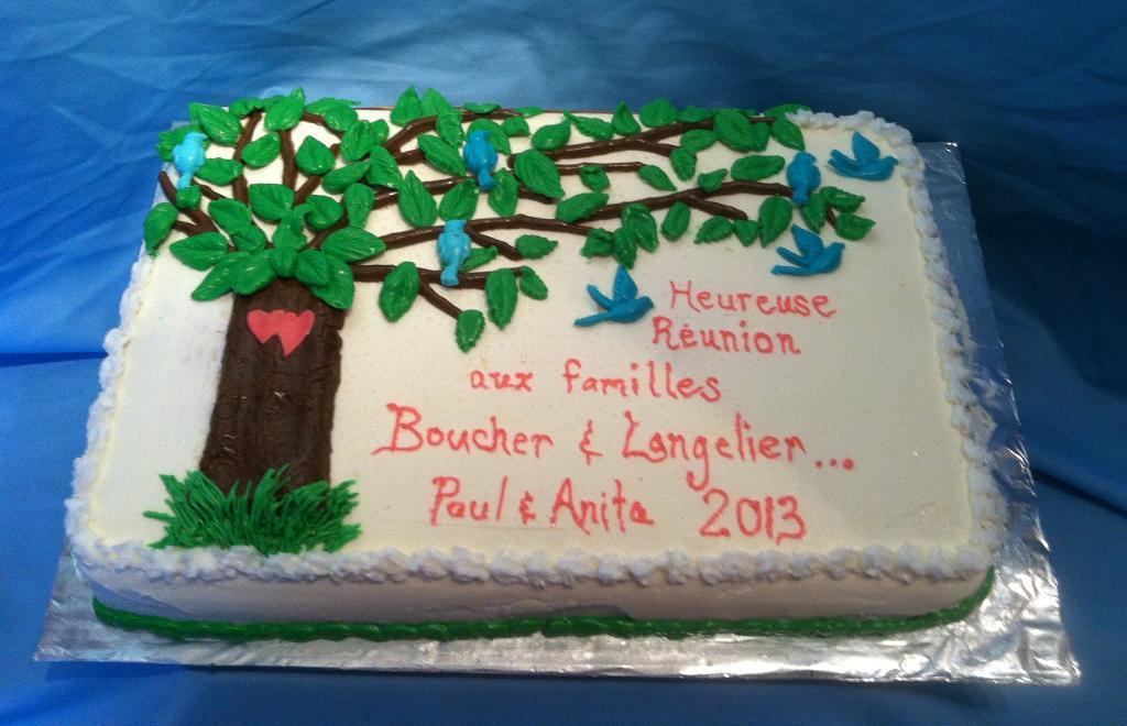 Family Reunion Cake Decorating Ideas