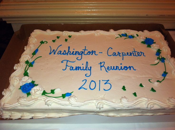 11 Photos of Family Reunion Sheet Cakes Pinterest