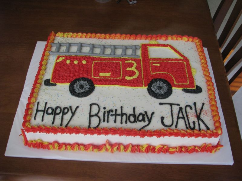 Fire Truck Birthday Cake Ideas