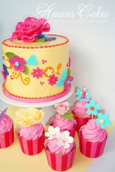 Flower Birthday Cake