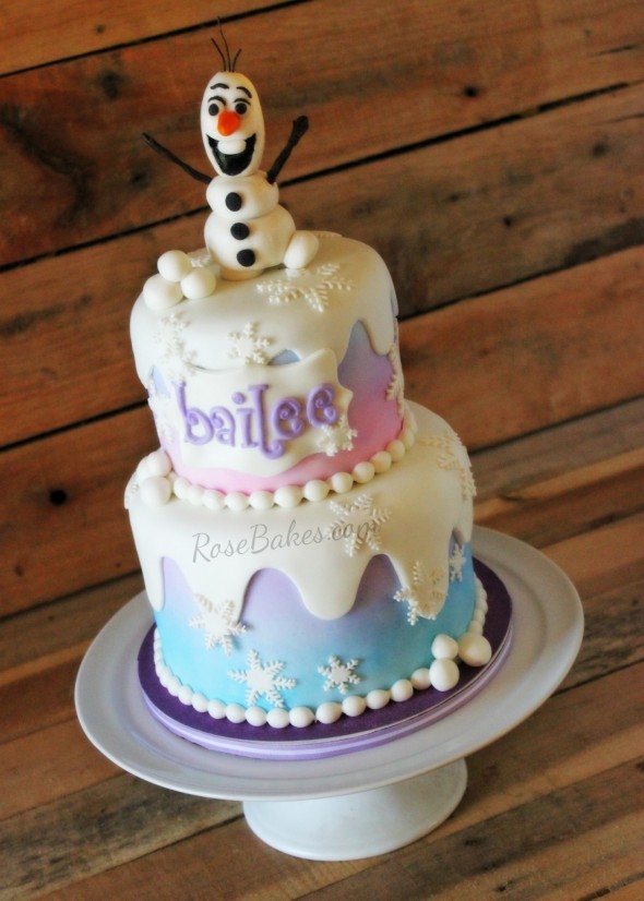 Frozen Birthday Cake