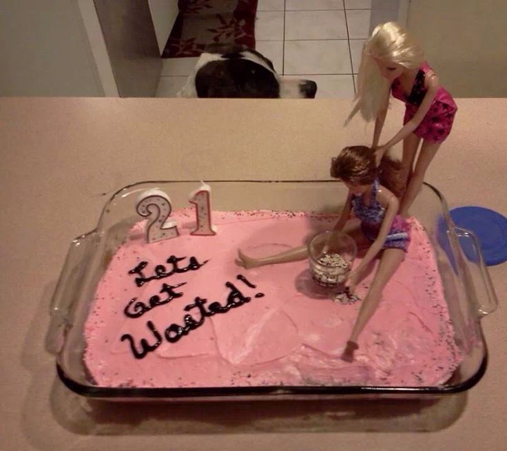 Funny 21st Birthday Cake Idea