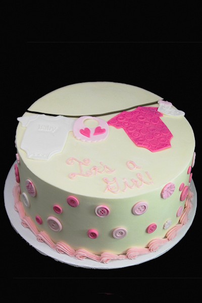 Gender Reveal Cake Pink