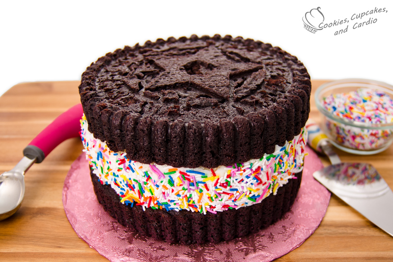 Giant Ice Cream Sandwich Cake