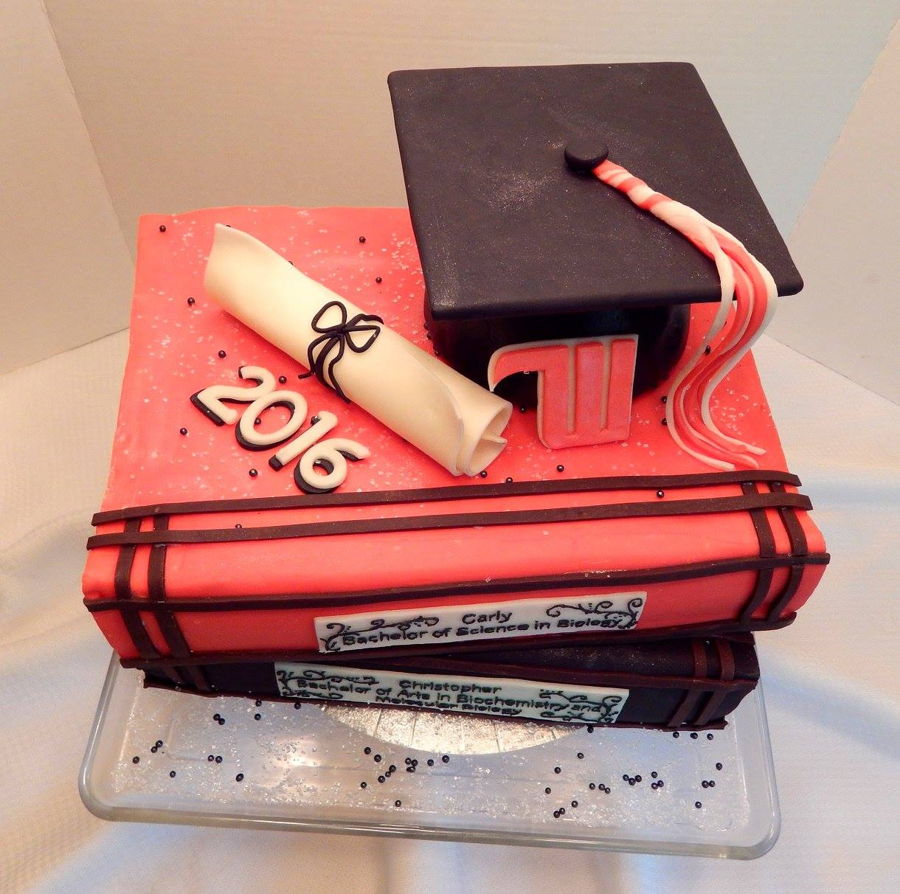 Graduation Book Cake