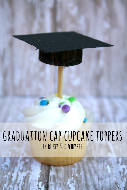 Graduation Cap Cupcake Toppers