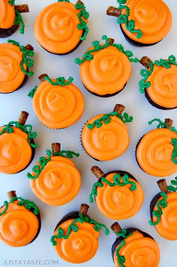 Halloween Chocolate Cupcakes