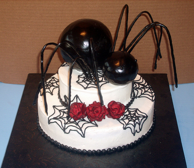 Halloween Spider Cake