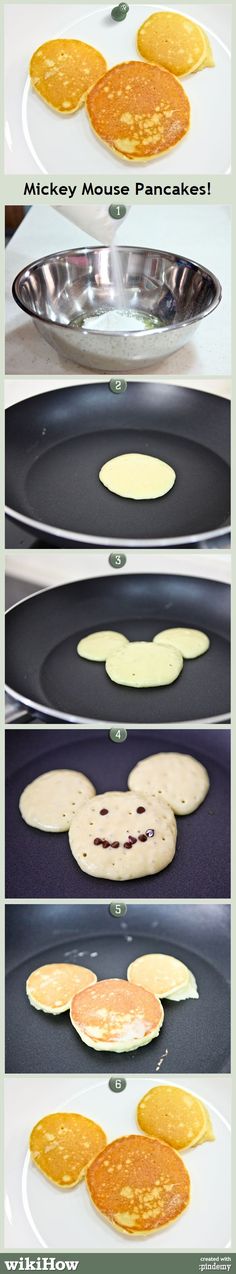 How to Make Mickey Mouse Pancakes