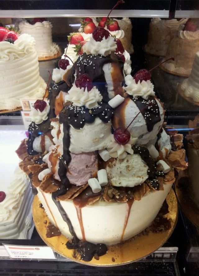 Ice Cream Sundae Cake