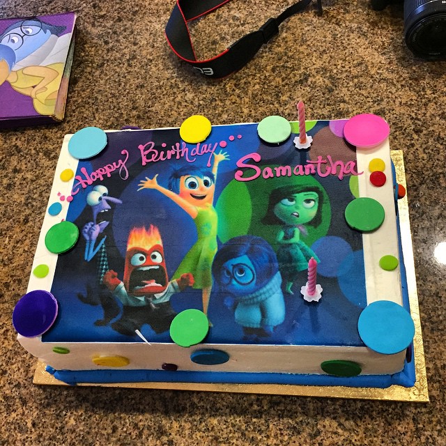 Inside Out Birthday Cake Ideas