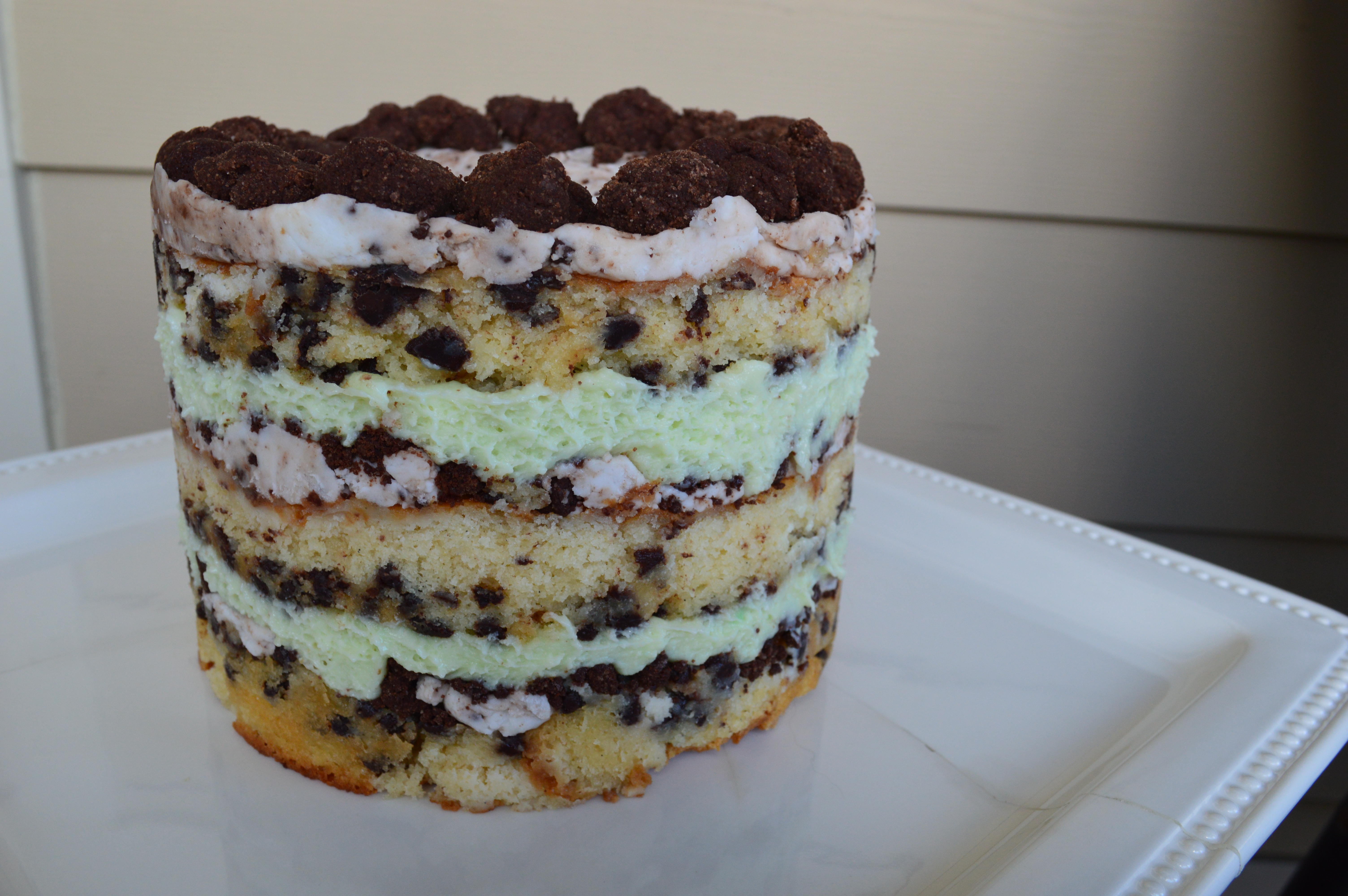 Mint Cream Cookies and Milk Bar Cake