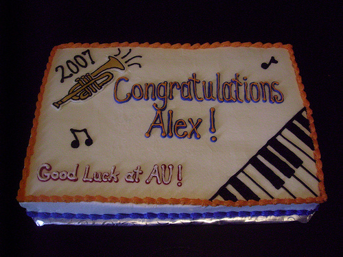 Music Graduation Cake Ideas