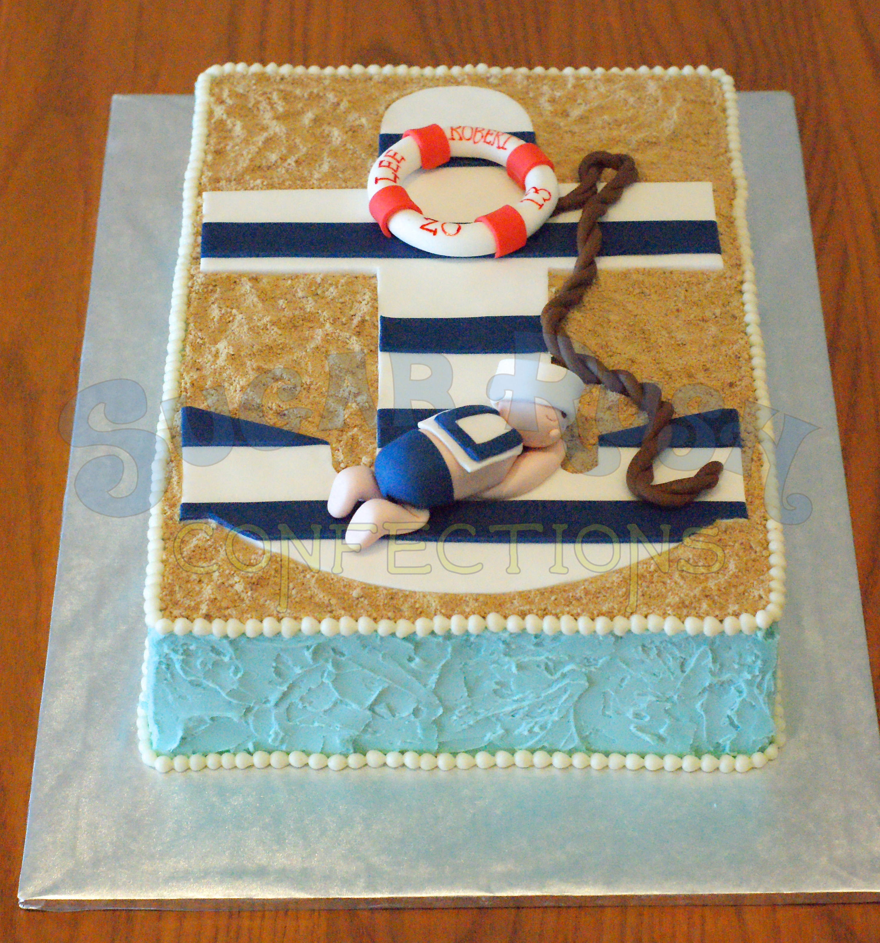 Nautical Baby Shower Sheet Cakes