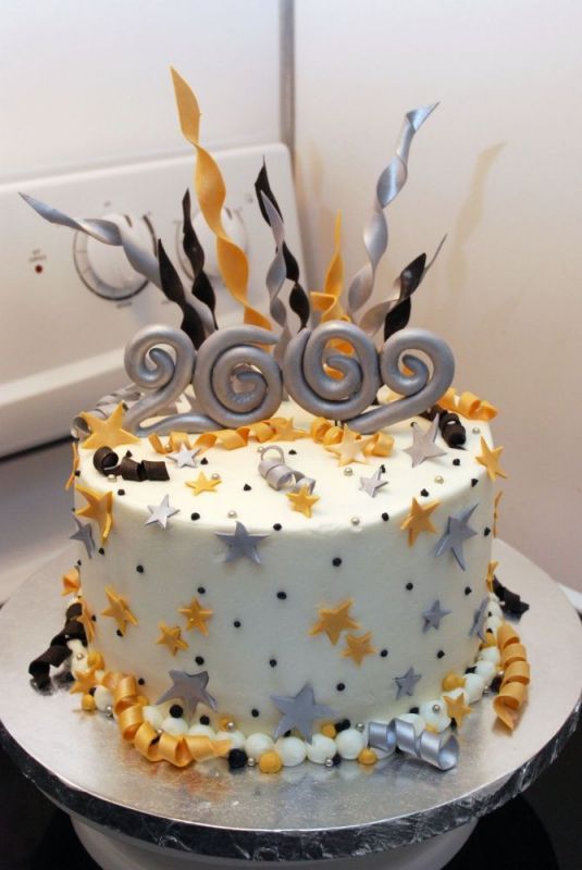 13 Photos of New Year's Eve Cakes Pinterest