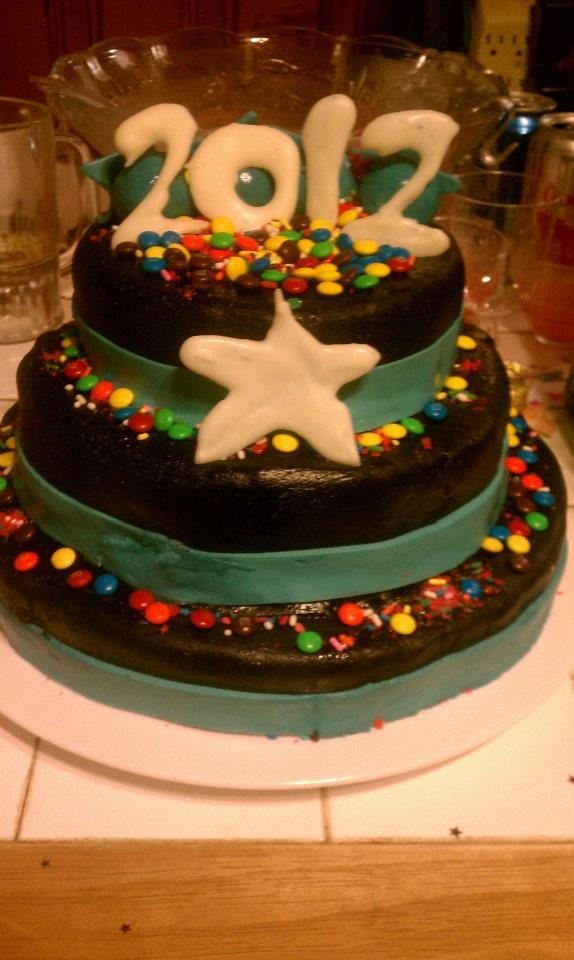 New Year's Eve Cake