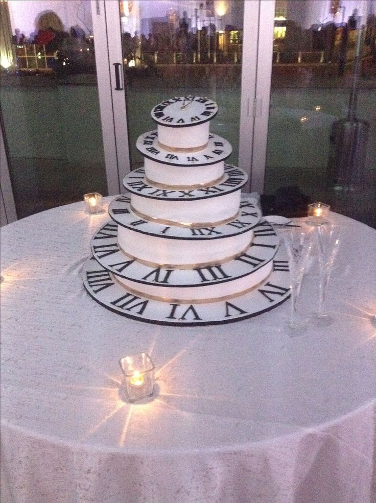 New Year's Eve Wedding Cake