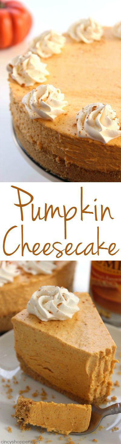 No-Bake Pumpkin Cheesecake