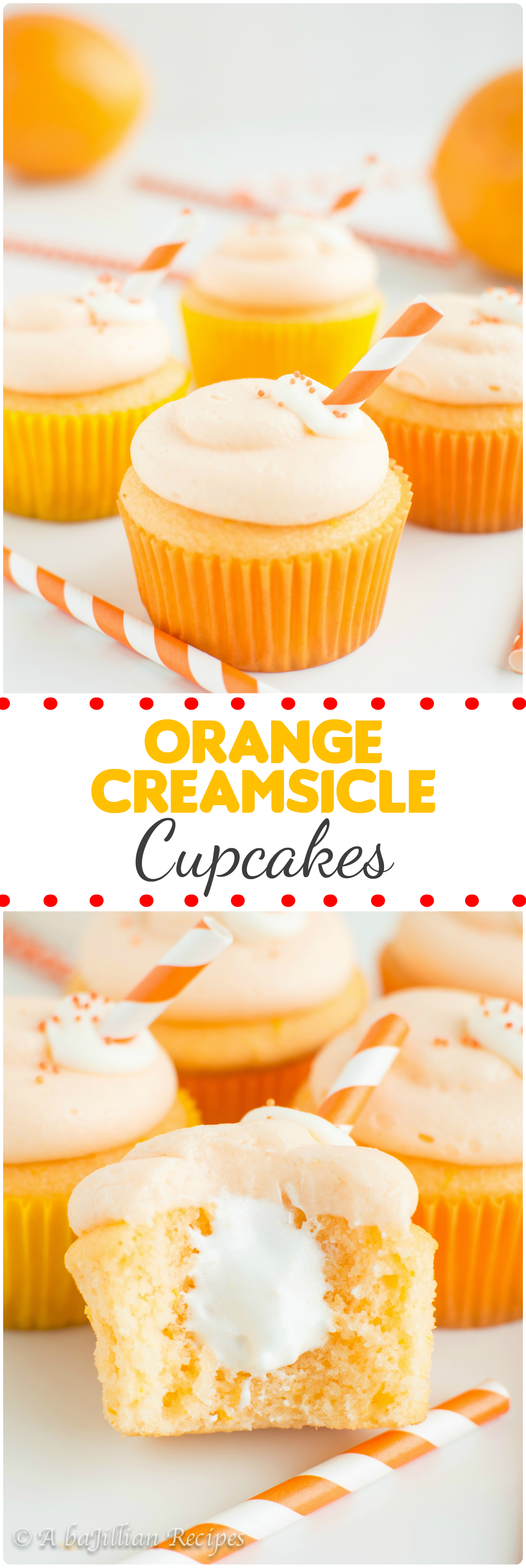 Orange Creamsicle Cupcake Recipe