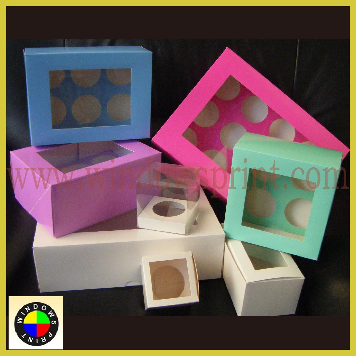 Paper Cupcake Box