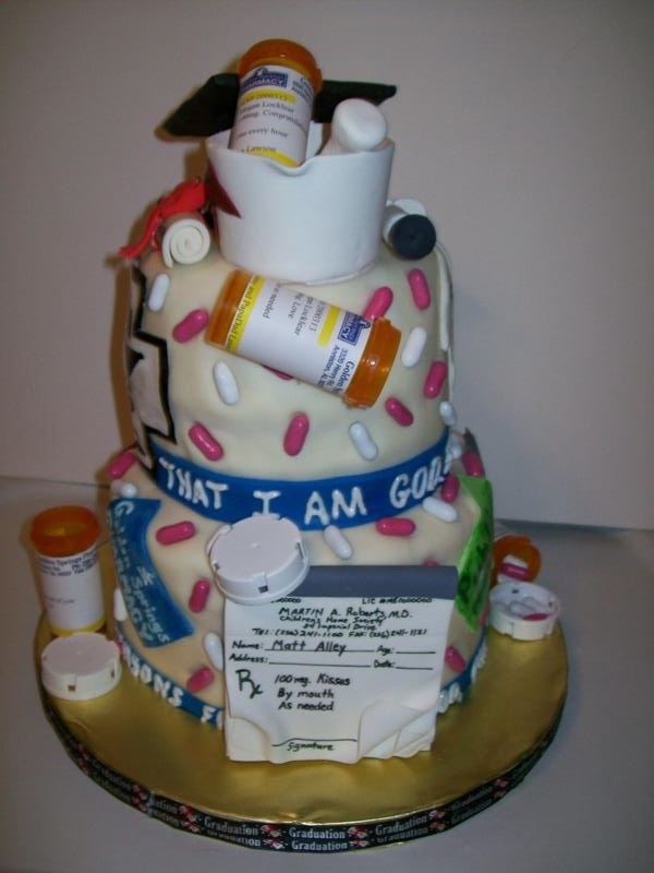 Pharmacy Graduation Cake Ideas