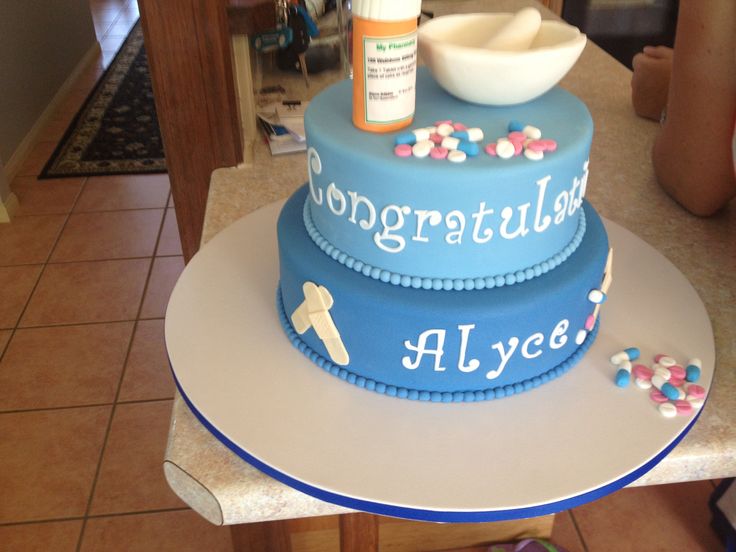 Pharmacy Graduation Cake