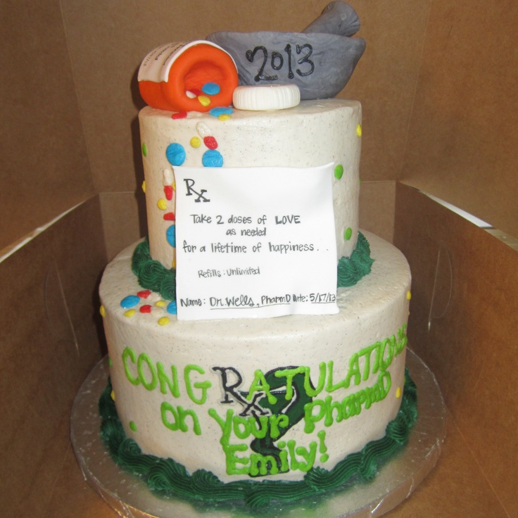 Pharmacy Graduation Cake