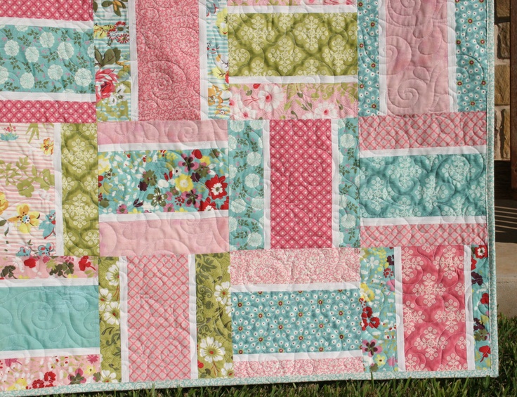 Pinstripe Layer Cake Squares Quilt Pattern PDF