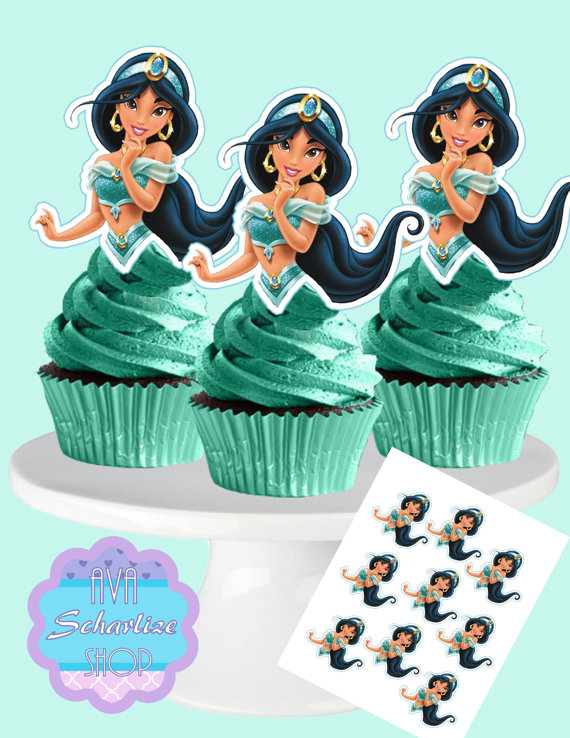 Princess Jasmine Cupcake Ideas