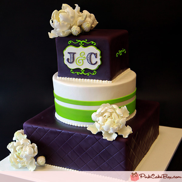 Purple Wedding Cake