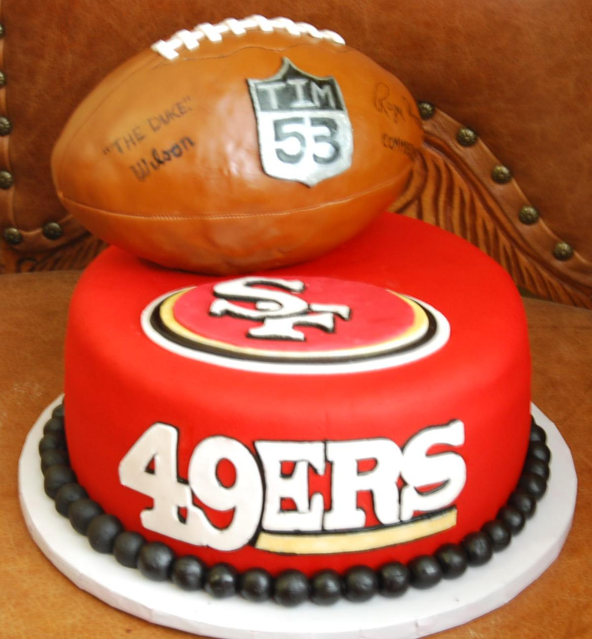 San Francisco 49ers Birthday Cake.